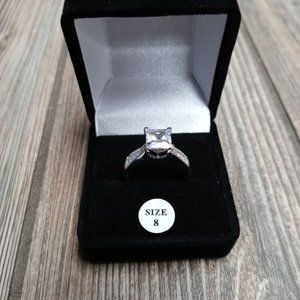 925 Engagement Ring Size 8 New